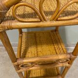 Small rattan shelf