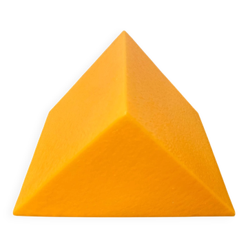 Postmodern Orange Prism Shape Floor or Table Lamp from Heico, 1980s