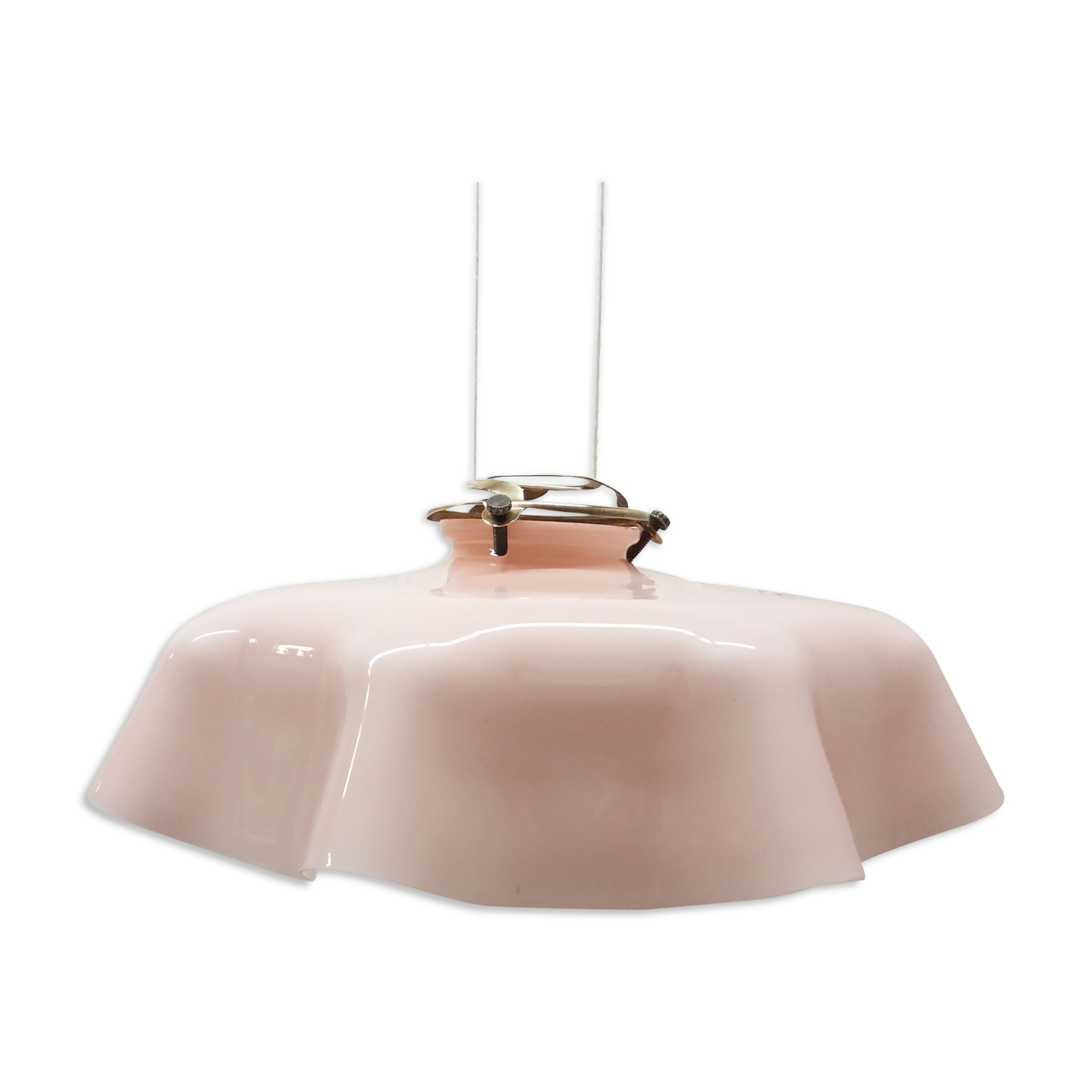 Suspension opaline rose poudré