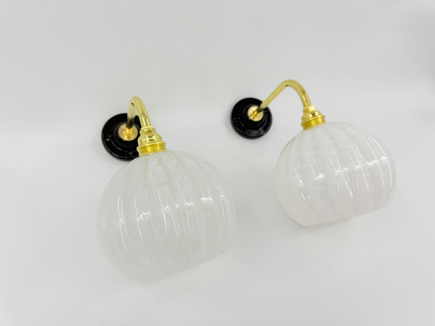 Clichy glass wall lights