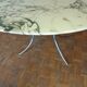 Large dining table in vintage marble 70'S Roche and Bobois