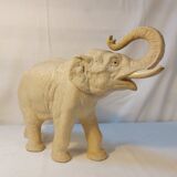 Large Art Deco ceramic white elephant from the 60s