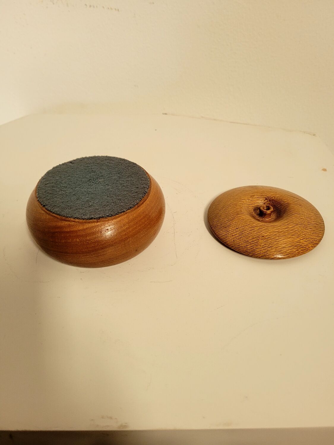 Small wooden box from New Zealand 1950s