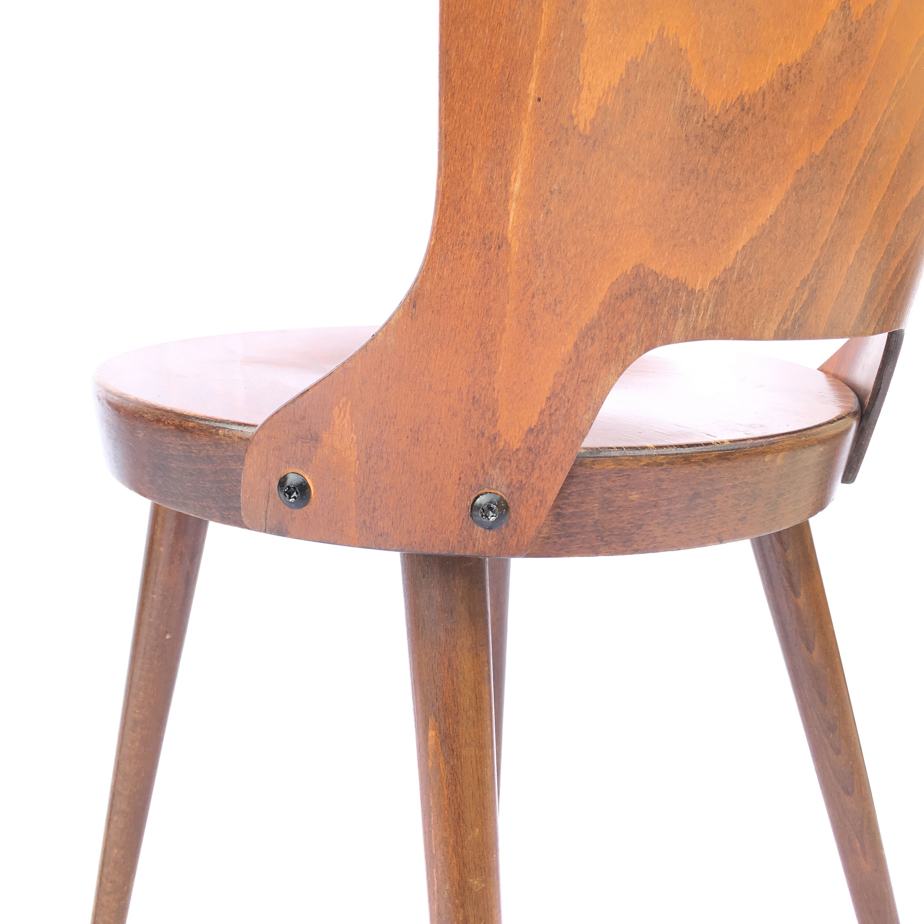 Pair of baumann chairs dove model