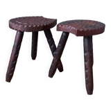 Pair of brutalist tripods