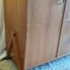 Wooden cabinet with tapered legs - French cabinetmaker - 1960s