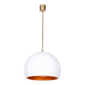 Suspension Mid-Century Modern en laiton par Guzzini pour Meblo, Italie, années 1960