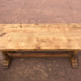 Solid oak monastery table