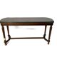 Louis XVI style 2-seater caned piano bench