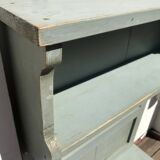 Patinated wooden kitchen end