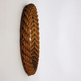 Mirror round rope frame, 42 cm.