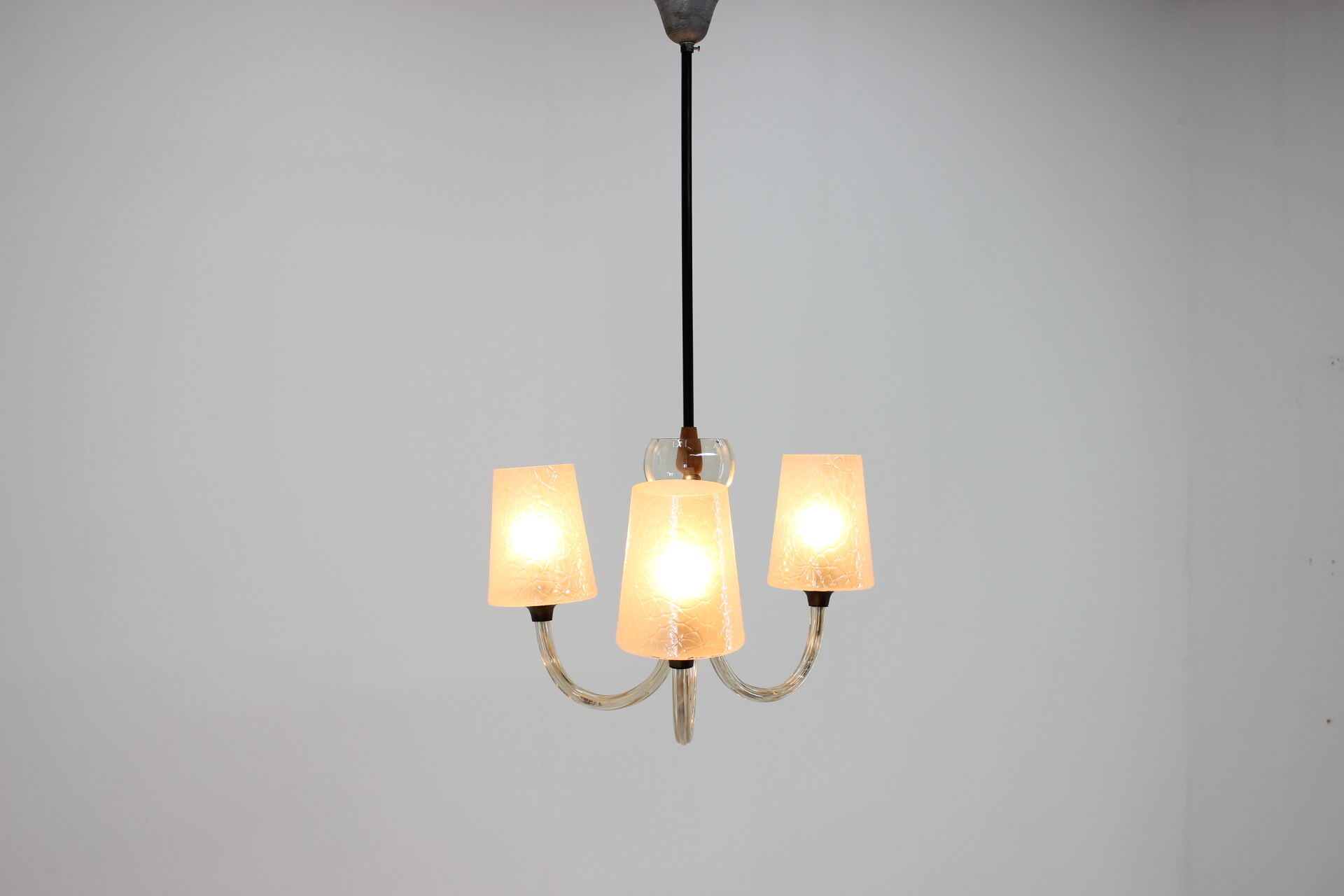 Glass chandelier, 1940´s