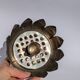 Vintage flower spike lotus candle holder