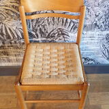Vintage chair sitting rope