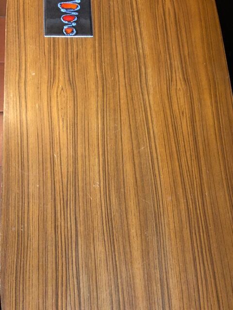 Scandinavian coffee table compass foot