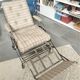 Wilson's adjustable folding chair made of steel produced in 1871