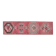 1970s Vintage Turkish Oushak Handmade Wool Cotton Pink Runner Rug 81x315