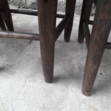 Mulched brutalist chairs, set of 6