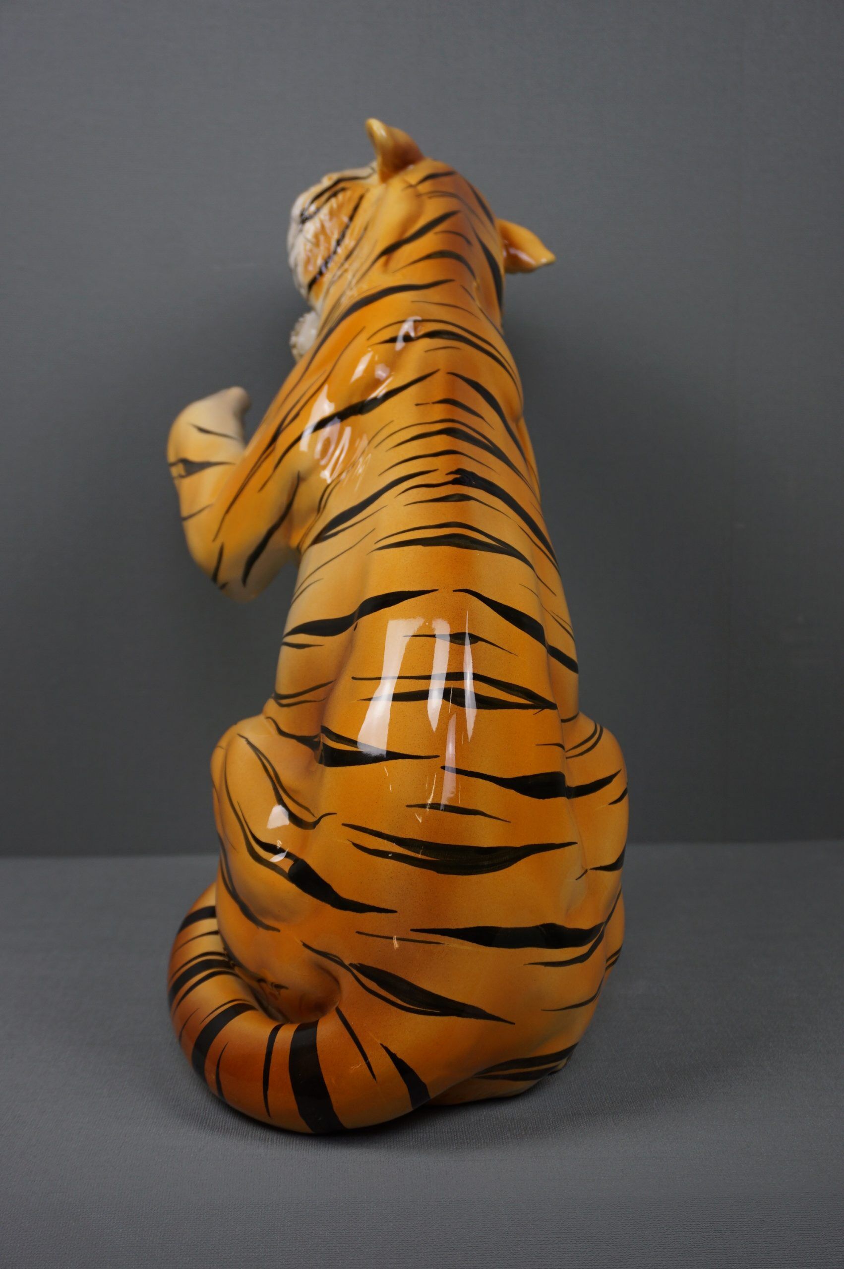 Vintage ceramic tiger