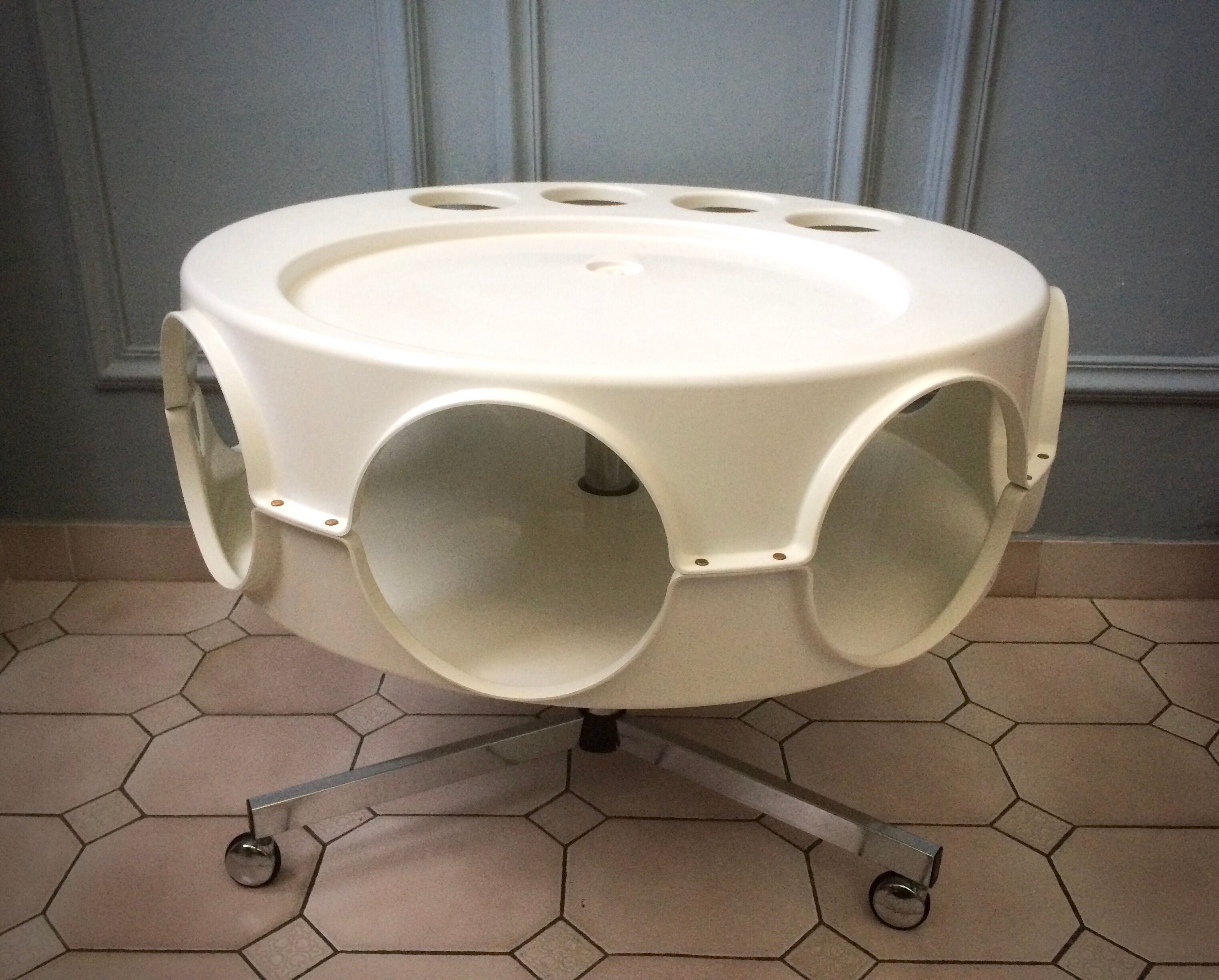Rotobar vintage coffee table