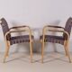 2 fauteuils Alvar Aalto modèle 45, années 1970, Artek Finlande