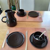 Vintage 1970s breakfast service