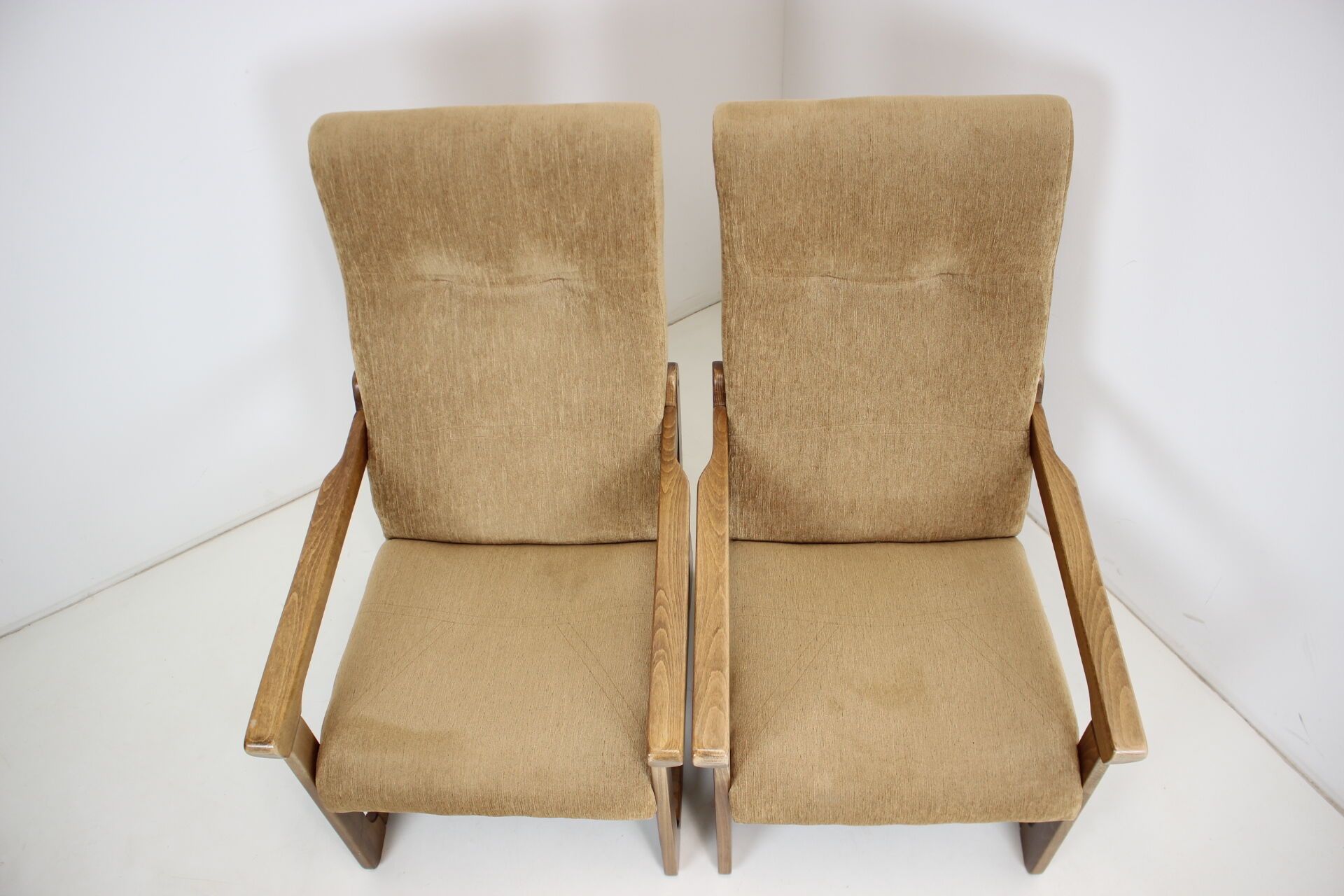 1990s Pair Armchairs, Czechoslovakia