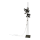 Jocelyn Troche (XXe siècle) Lampadaire fleur en acier chromé, design 1970