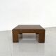 "Bastiano" wooden coffee table by Tobia & Afra Scarpa for Gavina 60's