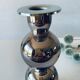 Eglomise glass candle holder