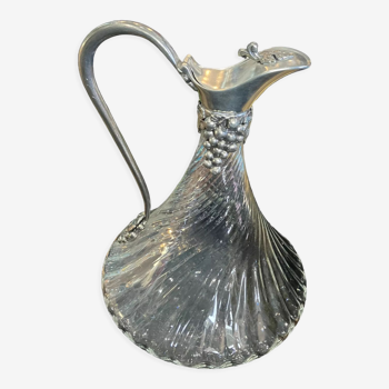 Ewer by jean guardère pampre de la vigne et raisin