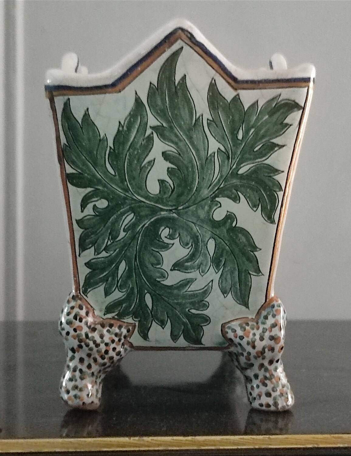 Fan planter - Malicorne 19th century - Pouplard Béatrix