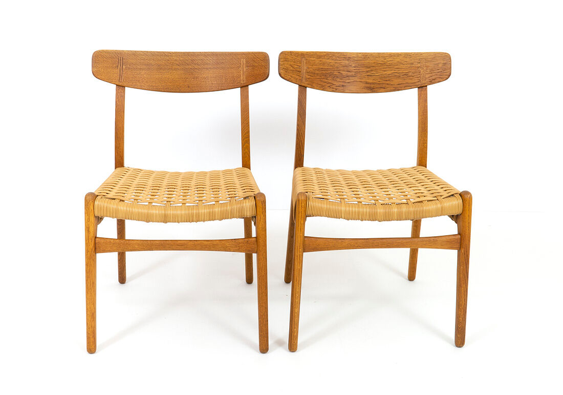 Chaises Ch23  par Hans J. Wegner pour Carl Hansen & Søn