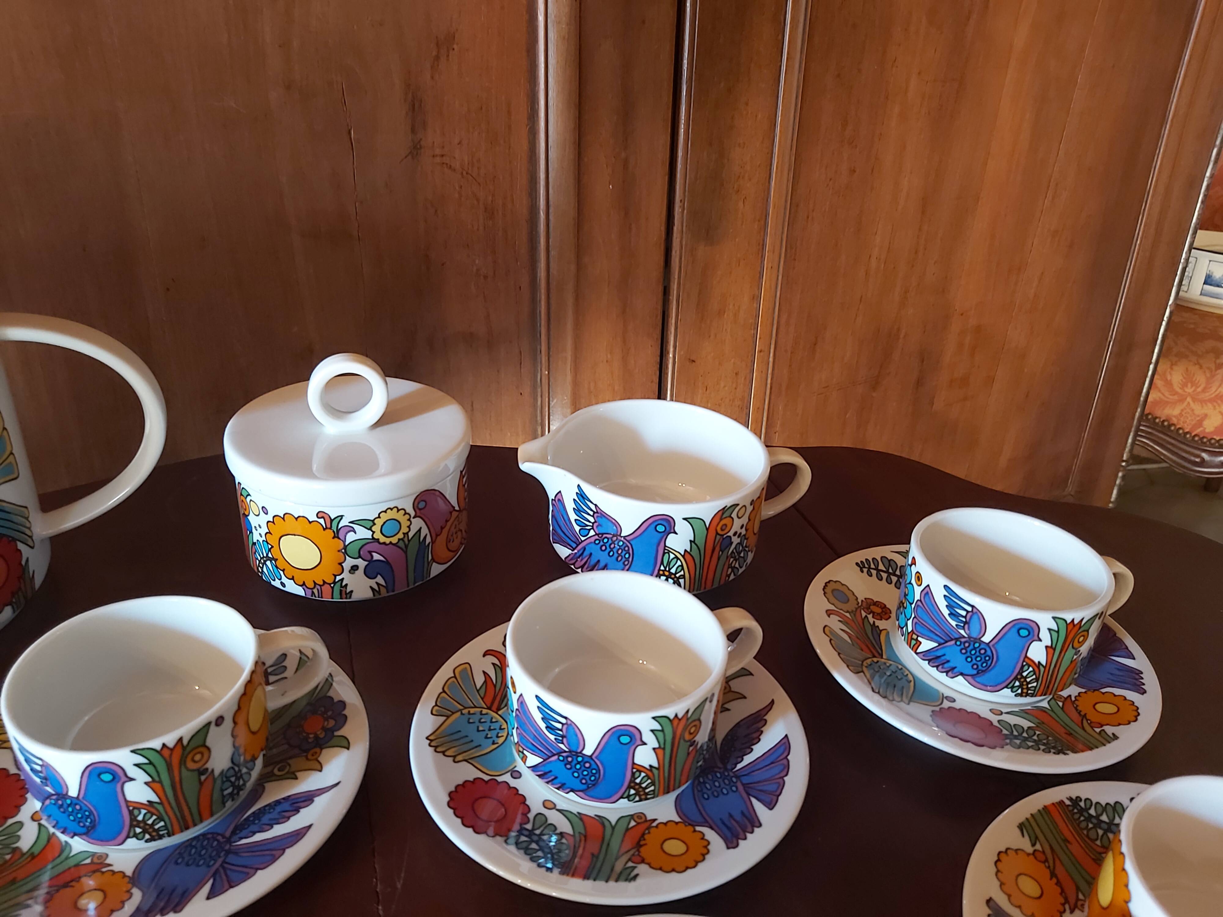 Tea set Villeroy and Boch model Acapulco