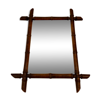 Bamboo mirror 42x53cm