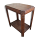Table de salon, desserte art déco en bois massif