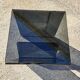 Table basse porte livres en verre 1970