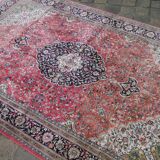 Sino ghoum handmade persian oriental rug in silk 250 x 158