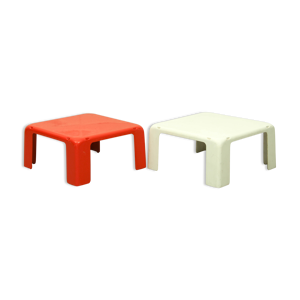 2 tables basses Gatti de Mario Bellini pour B & B Italia / C & B Italia, 1967