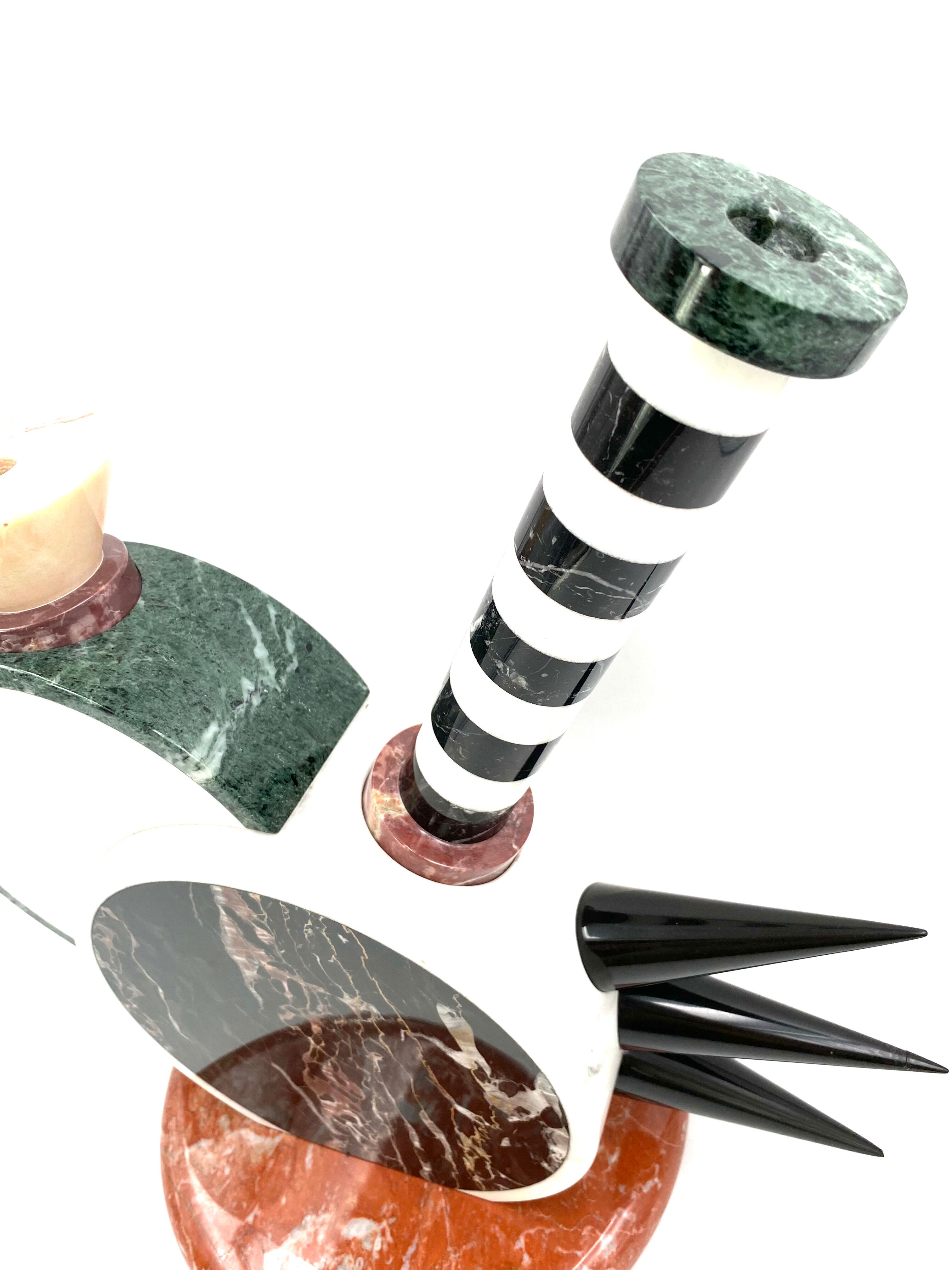 Vase sculptural 'Sholapur', Michele de Lucchi, Up &Up, Carrare Italie, 1985