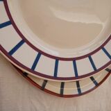 Set of 2 presentation dishes Béarn, HCBM Montereau