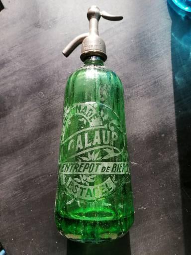 Siphon seltz water Dark Green Pyramid