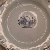 Old round plate