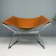 Pierre Paulin AP-14 cognac leather armchair for A. Polak, 1955
