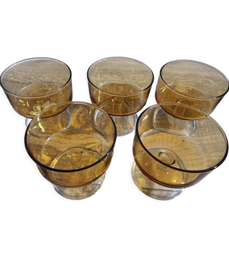 Lot De 10 Coupes Luminarc Verre Fumé – Idéal Pour Champagne Et Glace