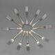 Cutlery set in metal ravinet d'enfert model dauphin 109 pieces