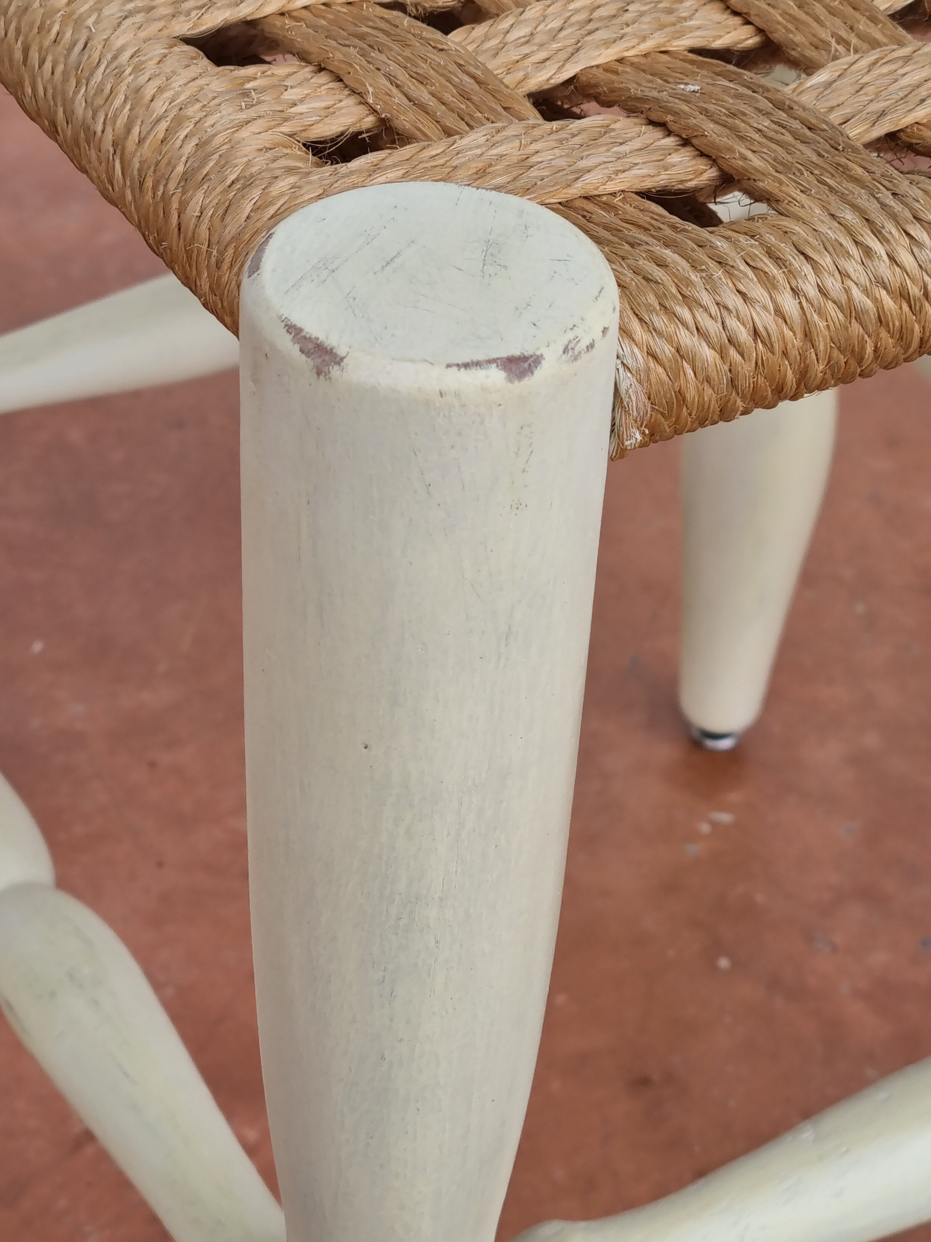 Vintage 50s vintage repatinées antique chairs