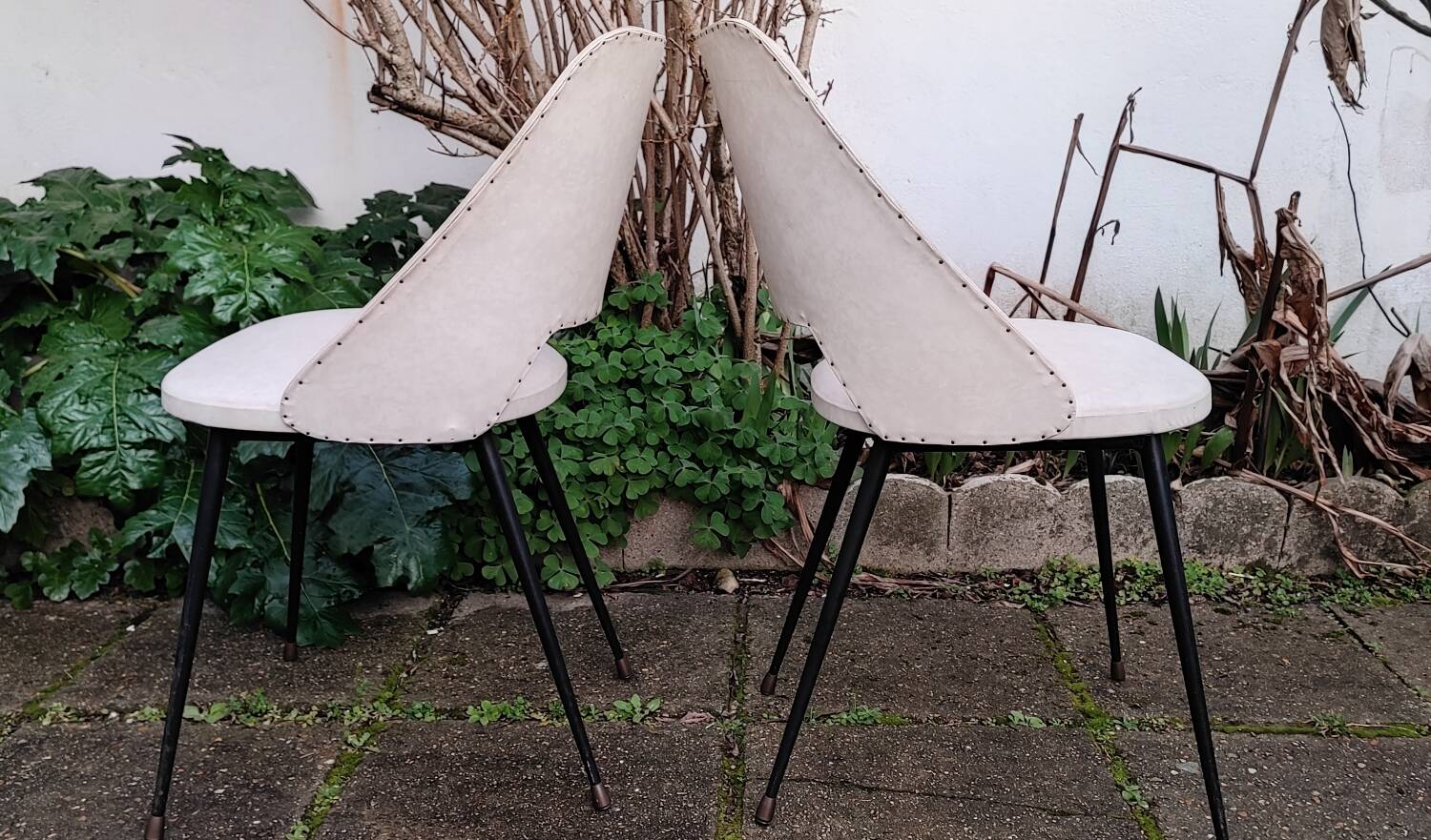 Pair of barrel chairs 1950