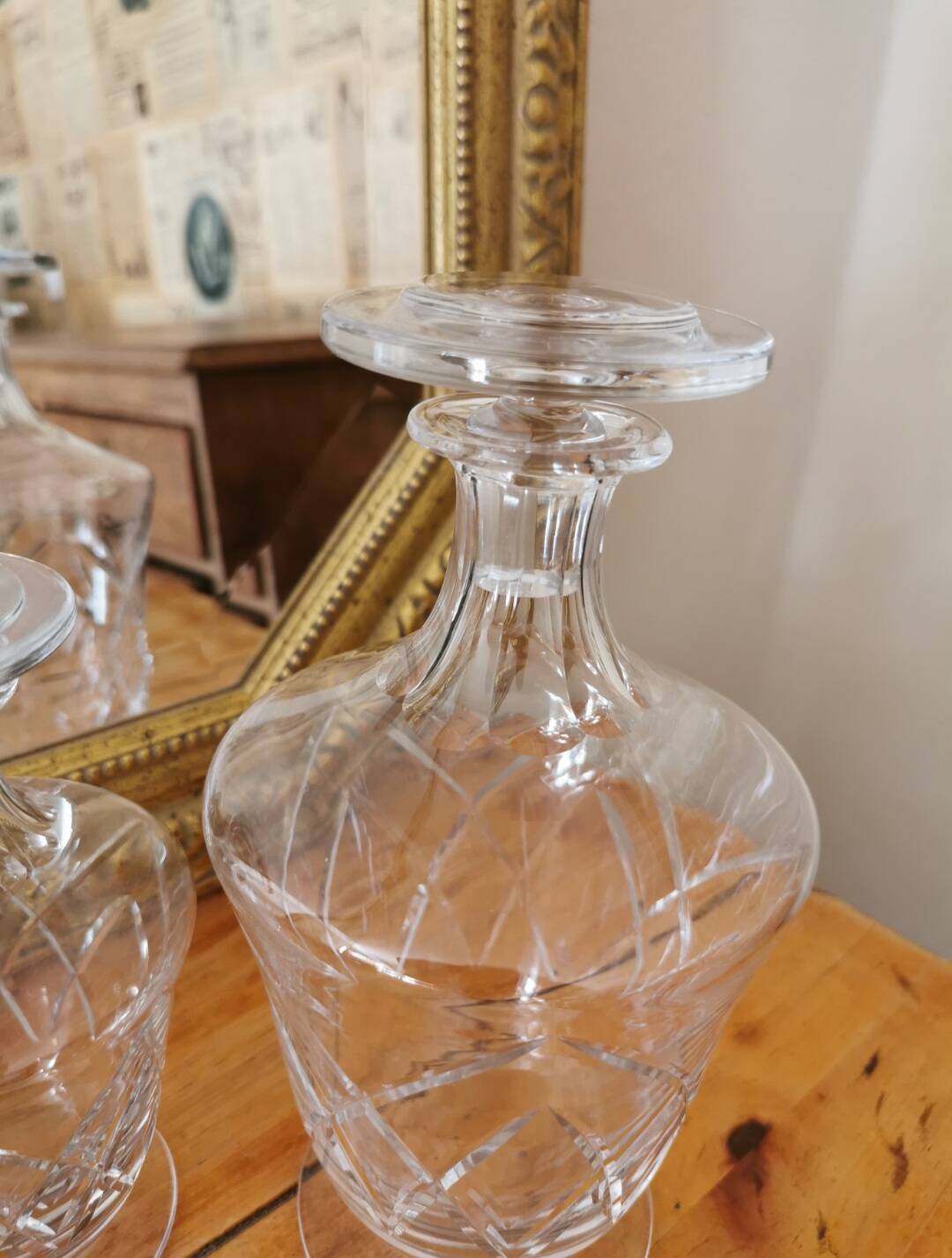 Argental crystal decanters