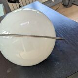 Opaline ball lamp adjustable ceiling light, 50's